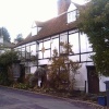 Hullbridge, Essex. Cottages built 1793 near the river