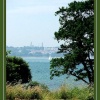 Looking towards Southampton Water from Royal Victoria Country Park. Hampshire