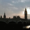 London at sunset.