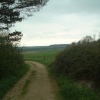 view from footpath Great Oakley Cricket Club Corby Northants 5 minutes walk from a housing estate