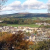 View towards 'Waddington Fell' from Clitheroe Castle, Lancashire