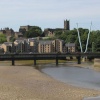 Lancaster Castle and Millennium Bridge