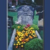 Anne Bronte's grave in Scarborough in Yorkshire