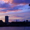 Sundown over Wapping, East London
