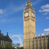 Big Ben with London Eye in the background 2003