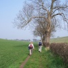 Walking towards Riby Grove Farm, Near Laceby, Lincolnshire