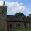 St Cuthburt's Parish Church. Tower is of Norman vintage, late 12th century.