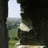 Opening in wall at Carisbrooke Castle