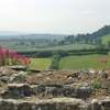 View out from Carisbrooke Castle Ramparts