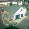 The RNLI lifeboat building seen from the top of the Look and sea centre tower.