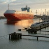 Car Transporter Grimsby Docks. Photographed by Stephen Tappin