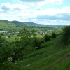 view coming into Mossley