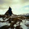 The summit of Fleetwith Pike, Buttermere Cumbria