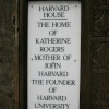 Harvard House sign