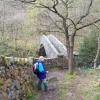 The millennium Bridge over the River Duddon, Dunnerdale, S W Lakes