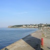 the end of the breakwater