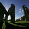 Glastonbury Abbey, Glastonbury, England. Taken during my honeymoon in Sept. 2004.