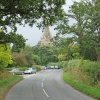 Madresfield Village, near Malvern, Worcestershire, approaching from Sherrards Green