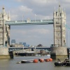 Tower Bridge on a really sunny day, London 15 August 2005