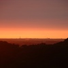Sunset over Blackpool from Parbold Hill, West Lancashire
