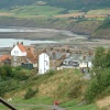 Robin Hoods Bay from the top of the hill
