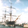 HMS Warrior 1860. The Hard. Portsmouth. Hampshire
