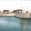 MTB's. RN Dockyard. Portsmouth. Hampshire