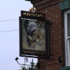 The Wyandotte Inn's sign, Kenilworth, Warwickshire