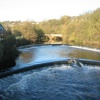Weirs on the River Derwent at Milford, Derbyshire. - Taken November 2004