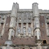 Thornton Abbey, Lincolnshire - Gatehouse front view detail