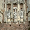 Thornton Abbey, Lincolnshire - Gatehouse front view detail