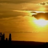 Sunset over Whitby Abbey
