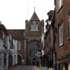 Lion Street with St Mary's Church, Rye, East Sussex