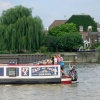 Ian and Linda's boat, passing Hammersmith
