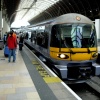 Heathrow Express arriving at Paddington Station, London
