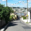 Walking down to Polruan Quay, Cornwall