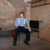 A Victorian gunner in his room. Display at Landguard Fort.