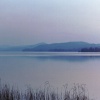 Lake Coniston at dusk, the Lake District.