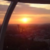 This London sunset picture was taken during my 'flight' in the London Eye, on Sep, 5th, 2005.