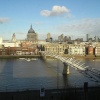 Millennium Bridge & St Paul's Cathedral, London
