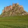 Lindisfarne Castle rear, on Holy Island - 