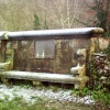 Cressbrook Mill seat, Cressbrook, Derbyshire