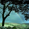 Rainbow over Hathersage, Derbyshire