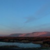 'The Edge' at sunset, Peak District, Derbyshire