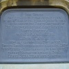 plaque at Cabot Tower, Bristol