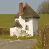 Thatched cottage at Stanton Drew, Somerset