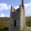 An old tin mine near Porthleven, South Cornwall.