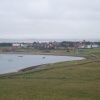 The village of Lindisfarne, Northumberland