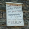Plague Sign, Eyam, Derbyshire Peak District