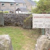 Lydgate plague victims graves, Eyam, Derbyshire Peak District